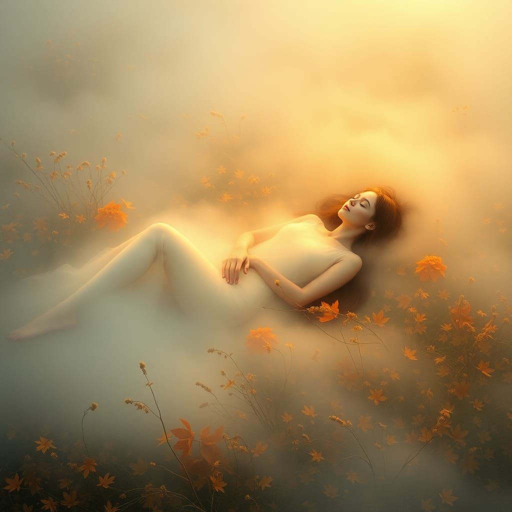autumn falls asleep