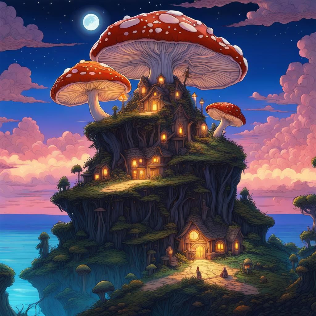 Mushroom island