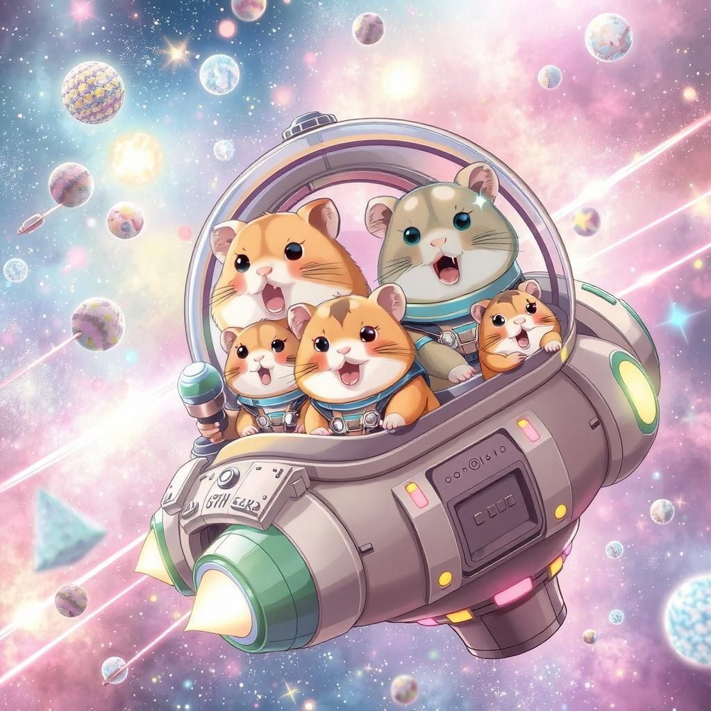Game Cover - Hamsters space adventure