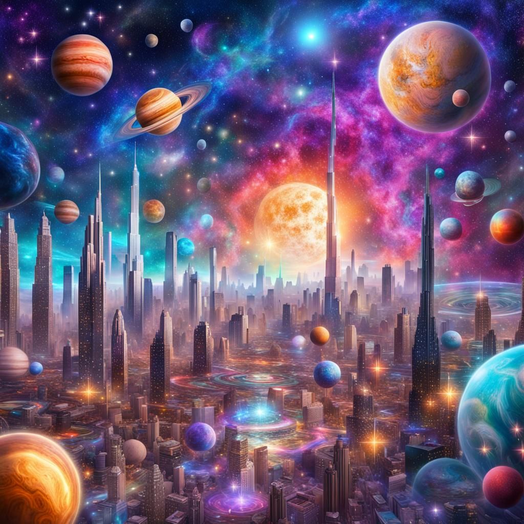 City of Stars - AI Generated Artwork - NightCafe Creator