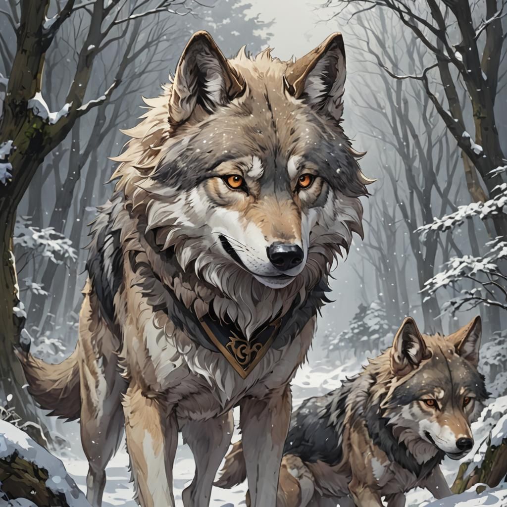 Wolfs - AI Generated Artwork - NightCafe Creator