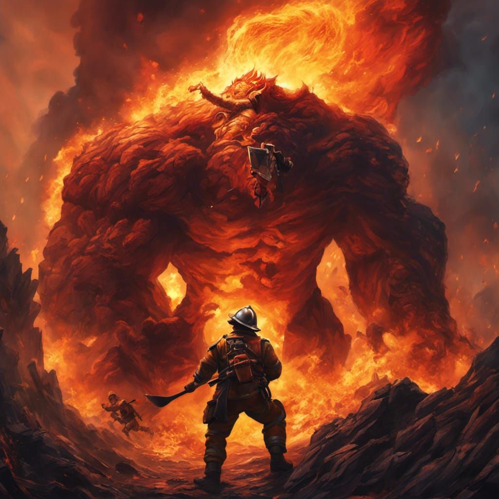 Surtur is surprised to find that not all heroes carry hammers  by @Chevleclair