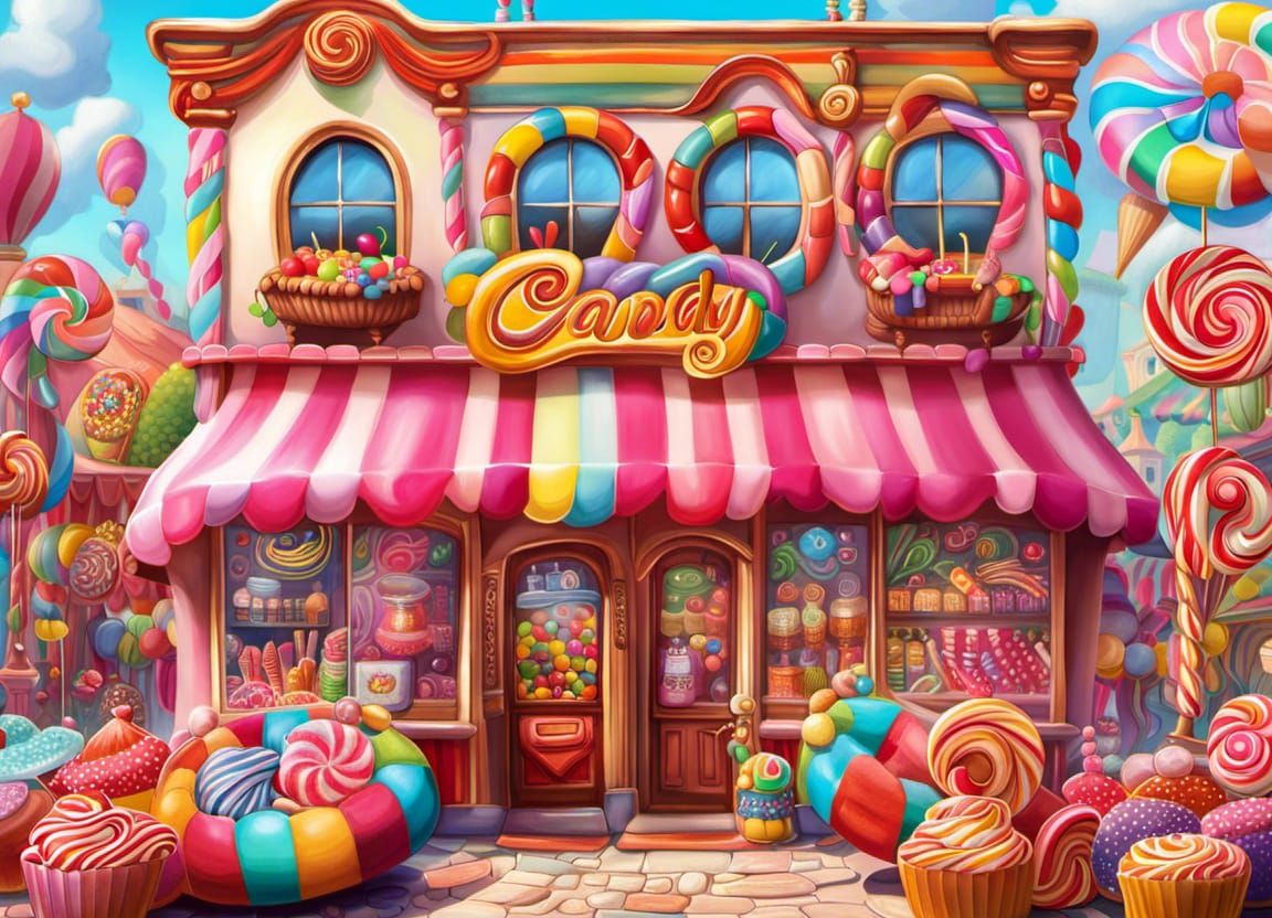 Welcome to my candy shop!  by @Mysterys Games
