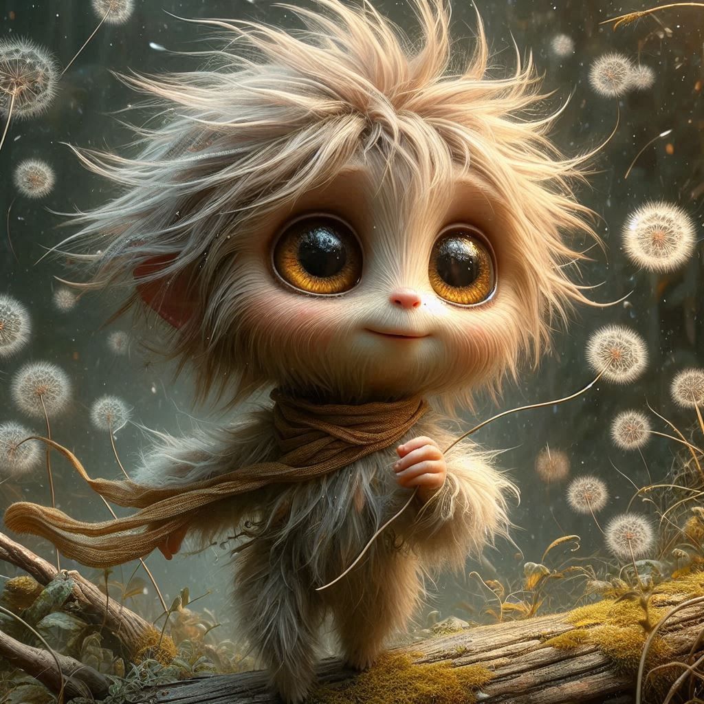 Fuzzy Dandelion Sprite