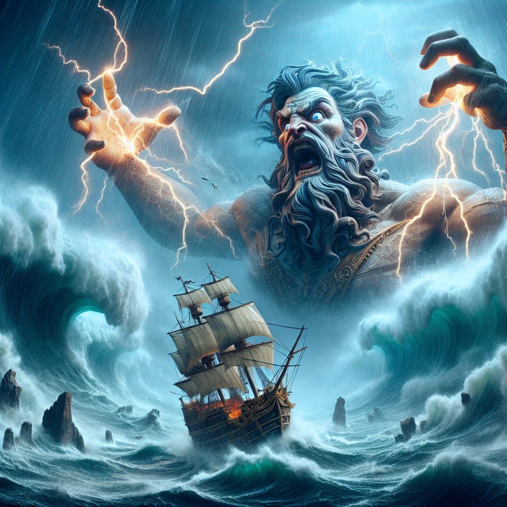 Rage of the Sea  by @Nazarii