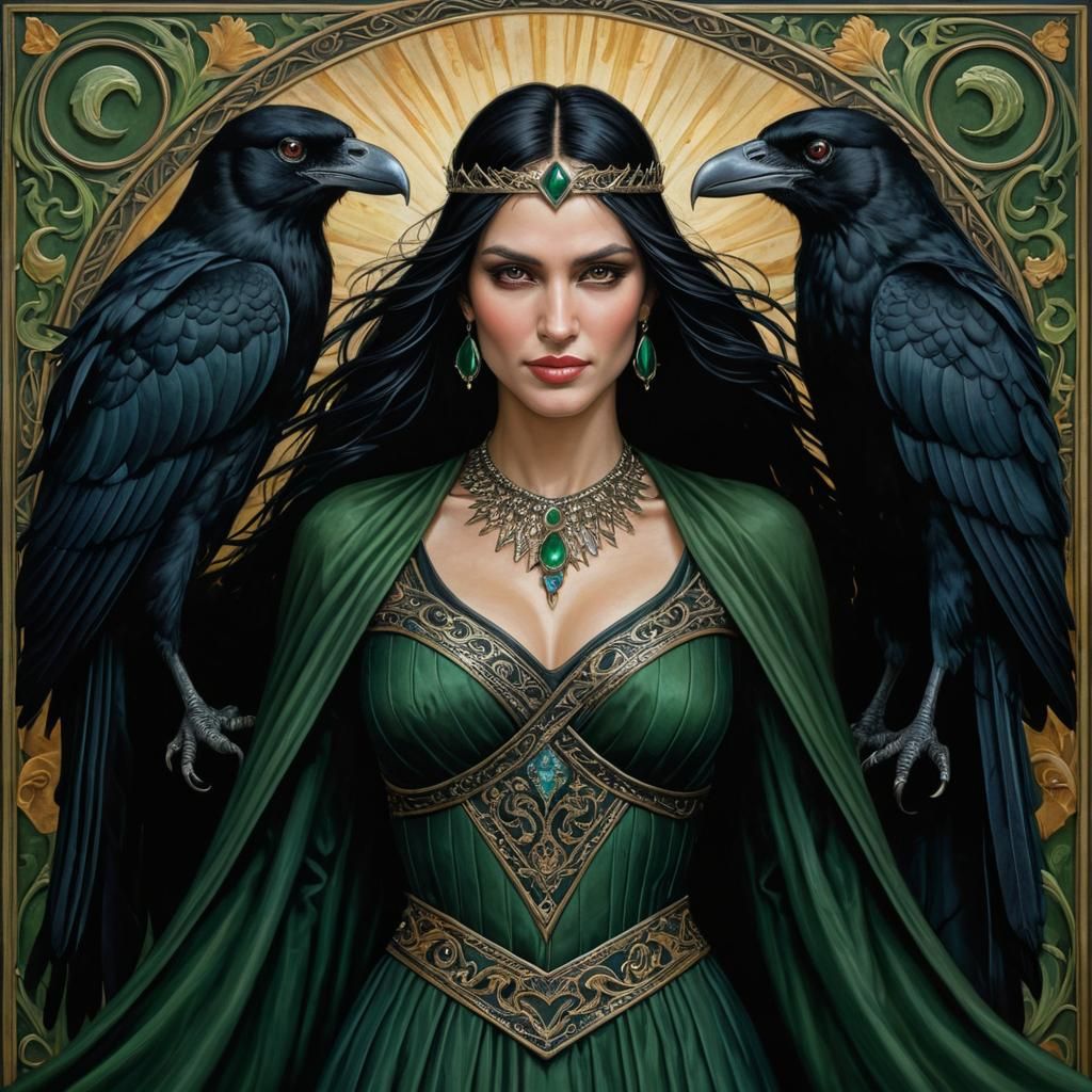 The Morrigan  by @Username_Already_Taken