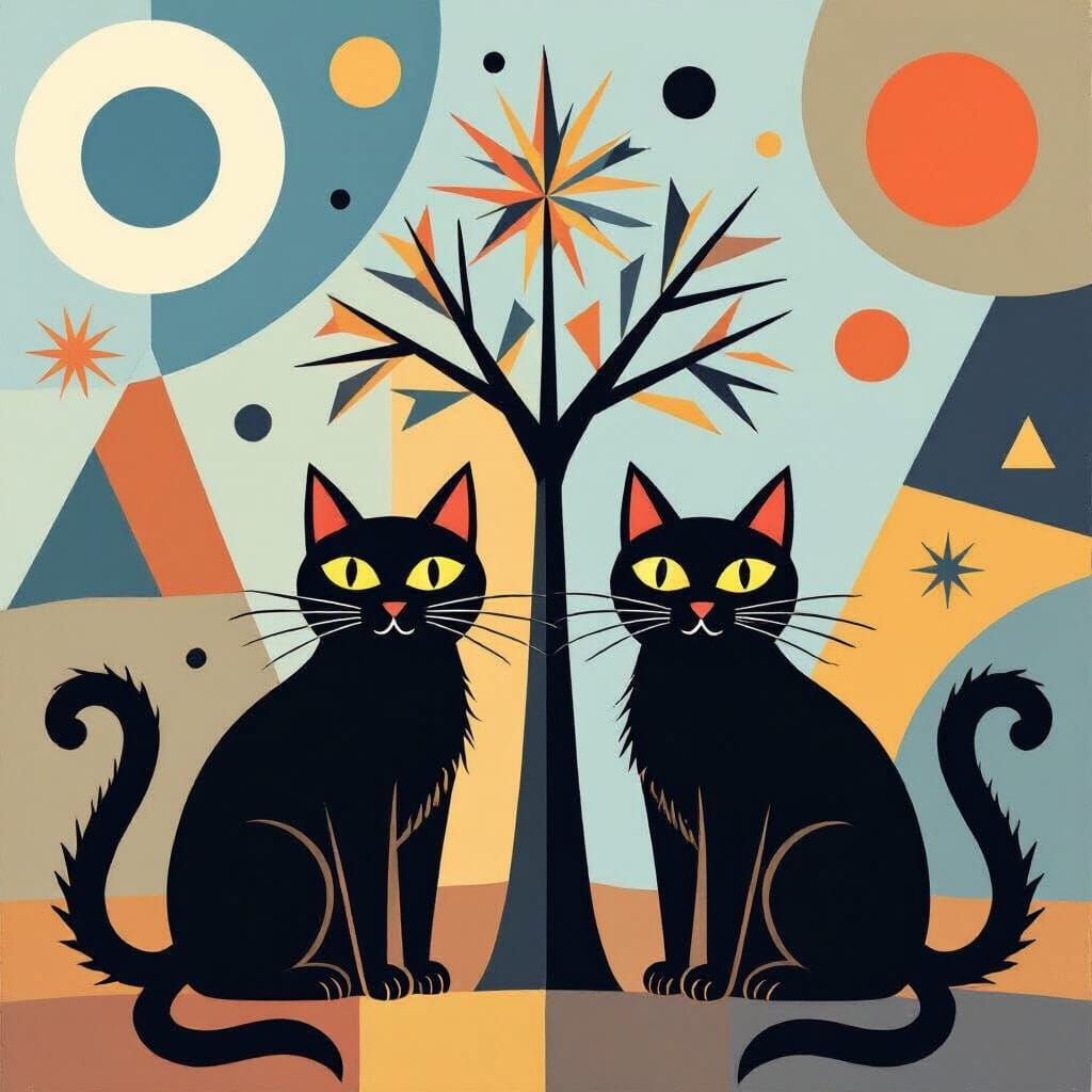 Twins Under the Tree 