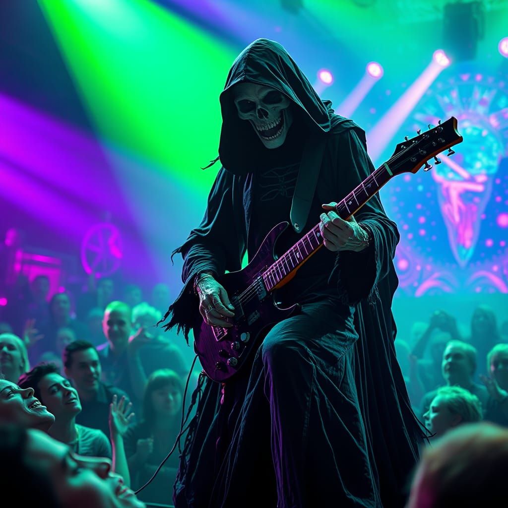 Playing Don't Fear The Reaper.   by @George Power 