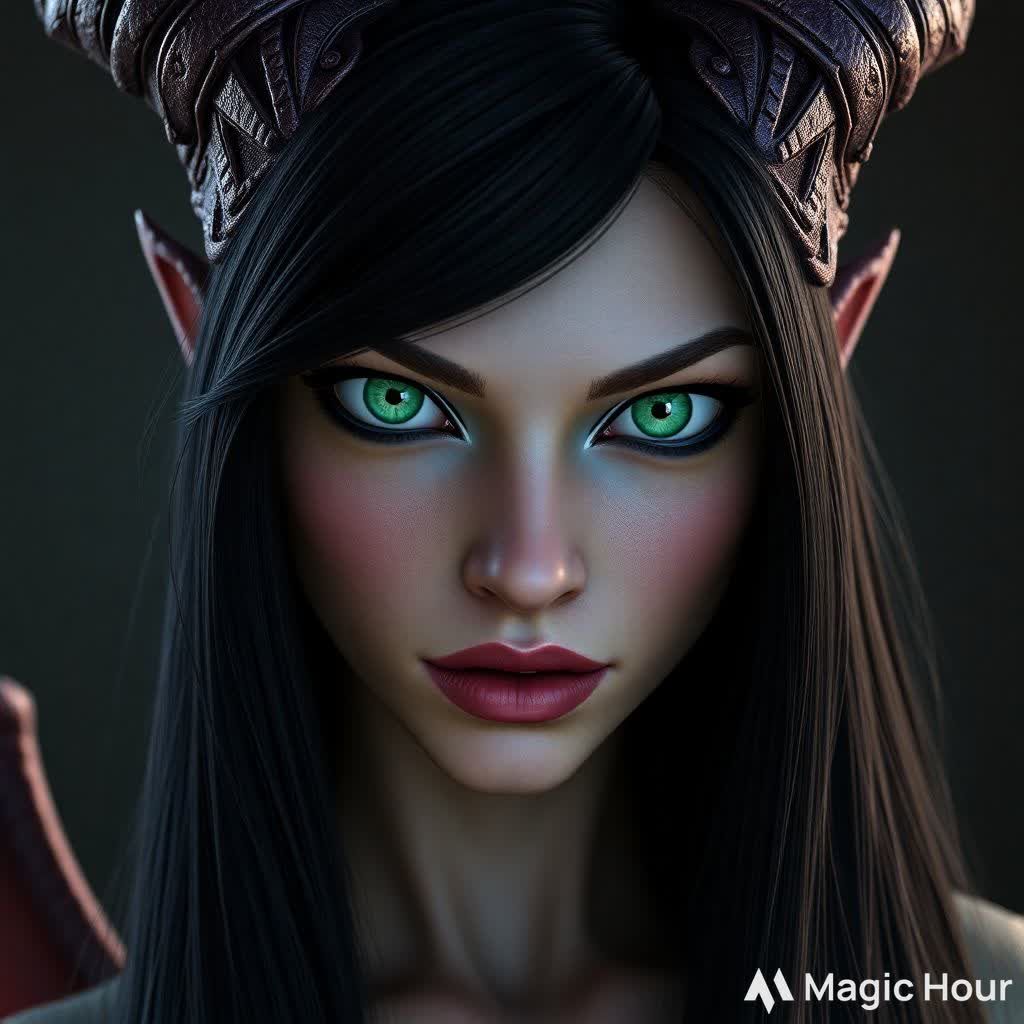 Creative fictional fantasy art creation portrait of a human ...