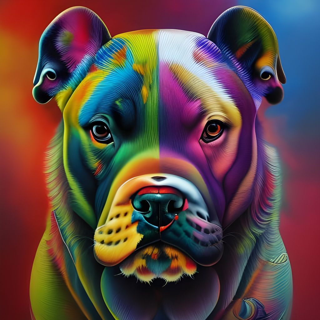 Colourful Bully - Ai Generated Artwork - Nightcafe Creator