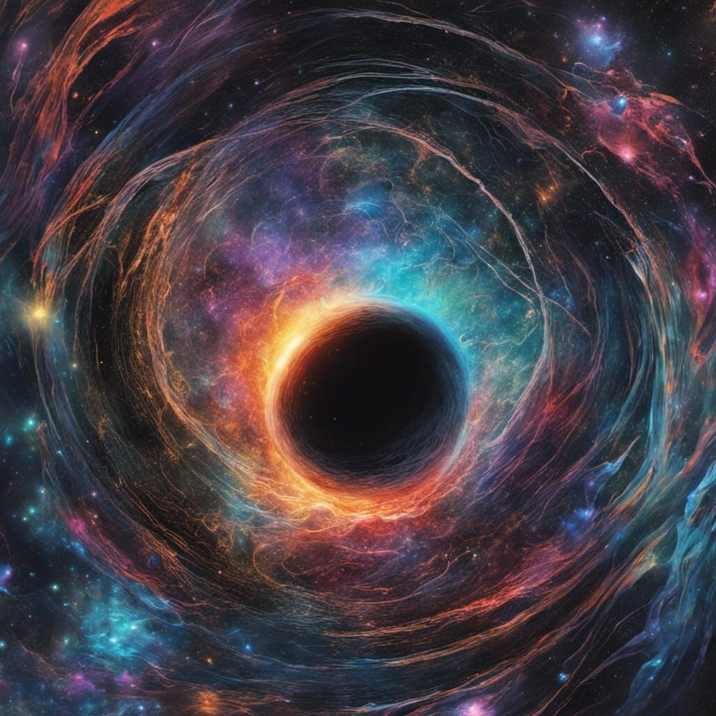 black hole - AI Generated Artwork - NightCafe Creator