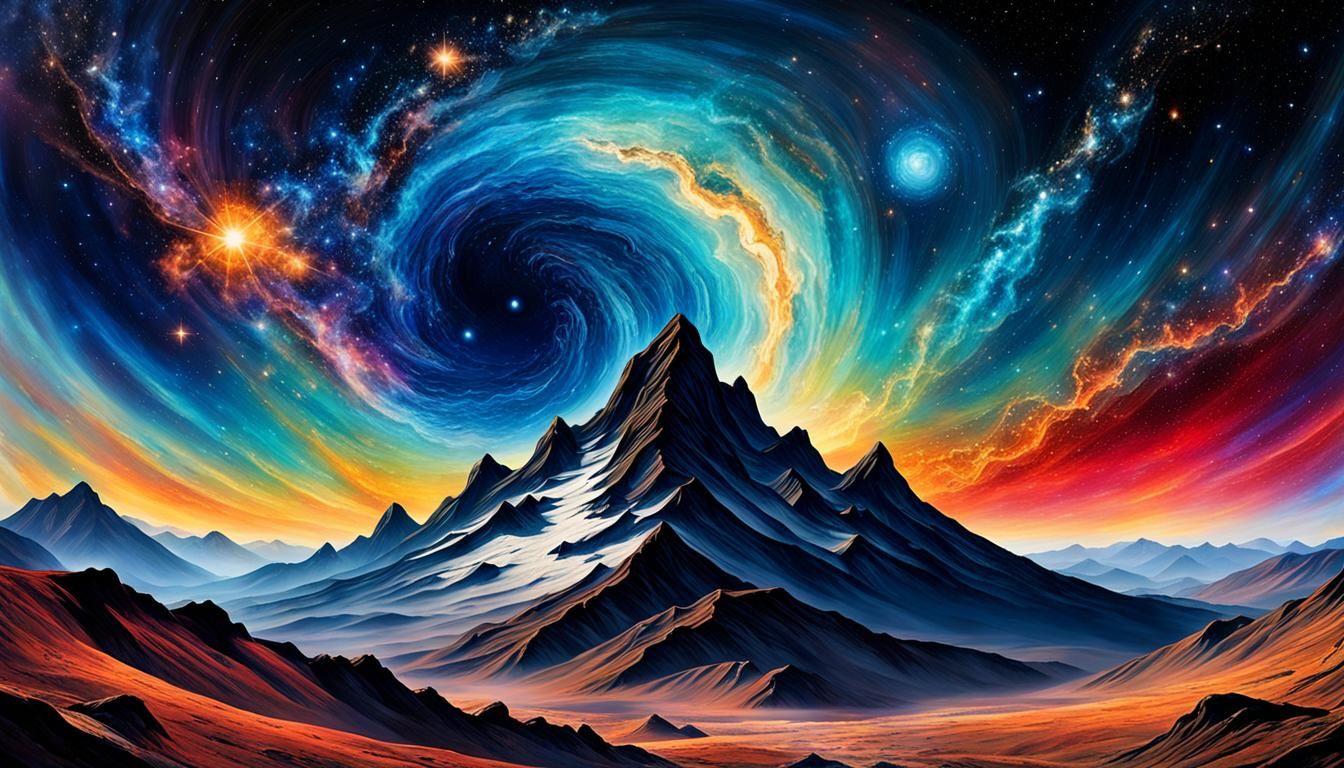 Artwork that conveys the sense of awe and wonder inspired by...