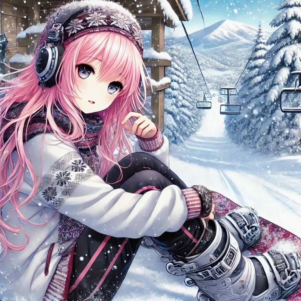 Snowboard girl