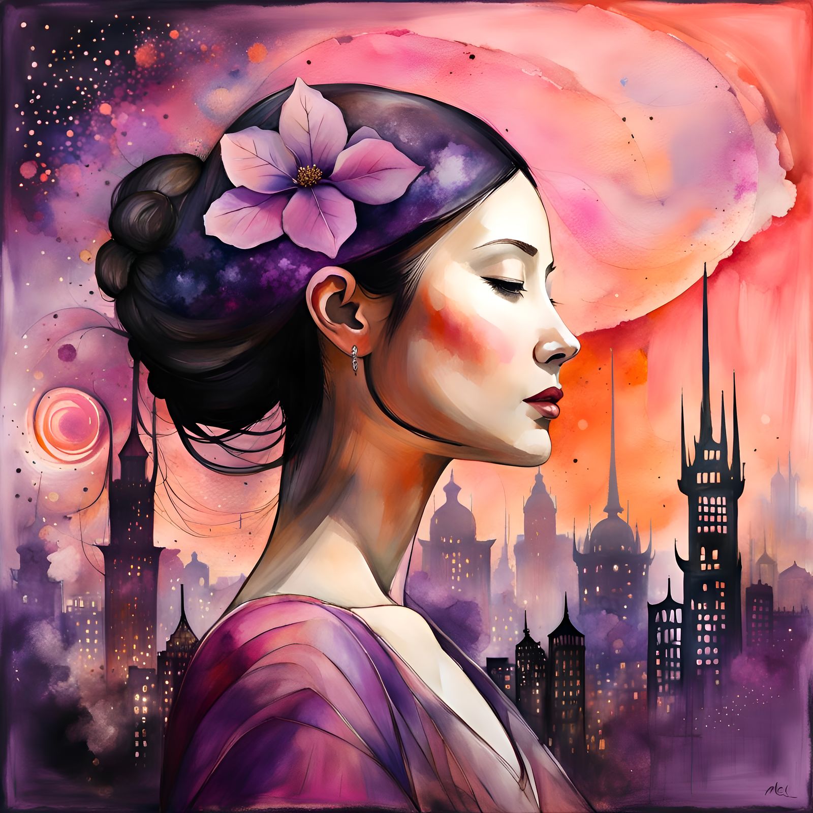 Sunset Grace  by @Dulcineia