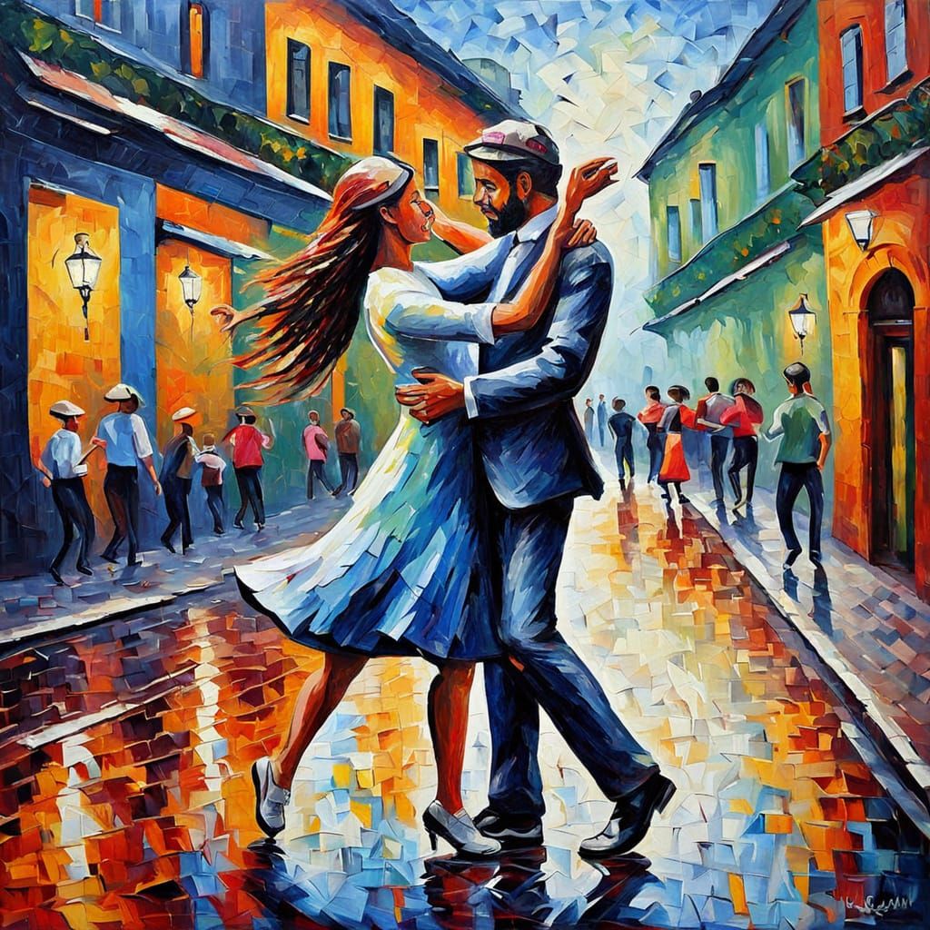 dancing in the street - David Bowie & Mick Jagger  by @Peardrop