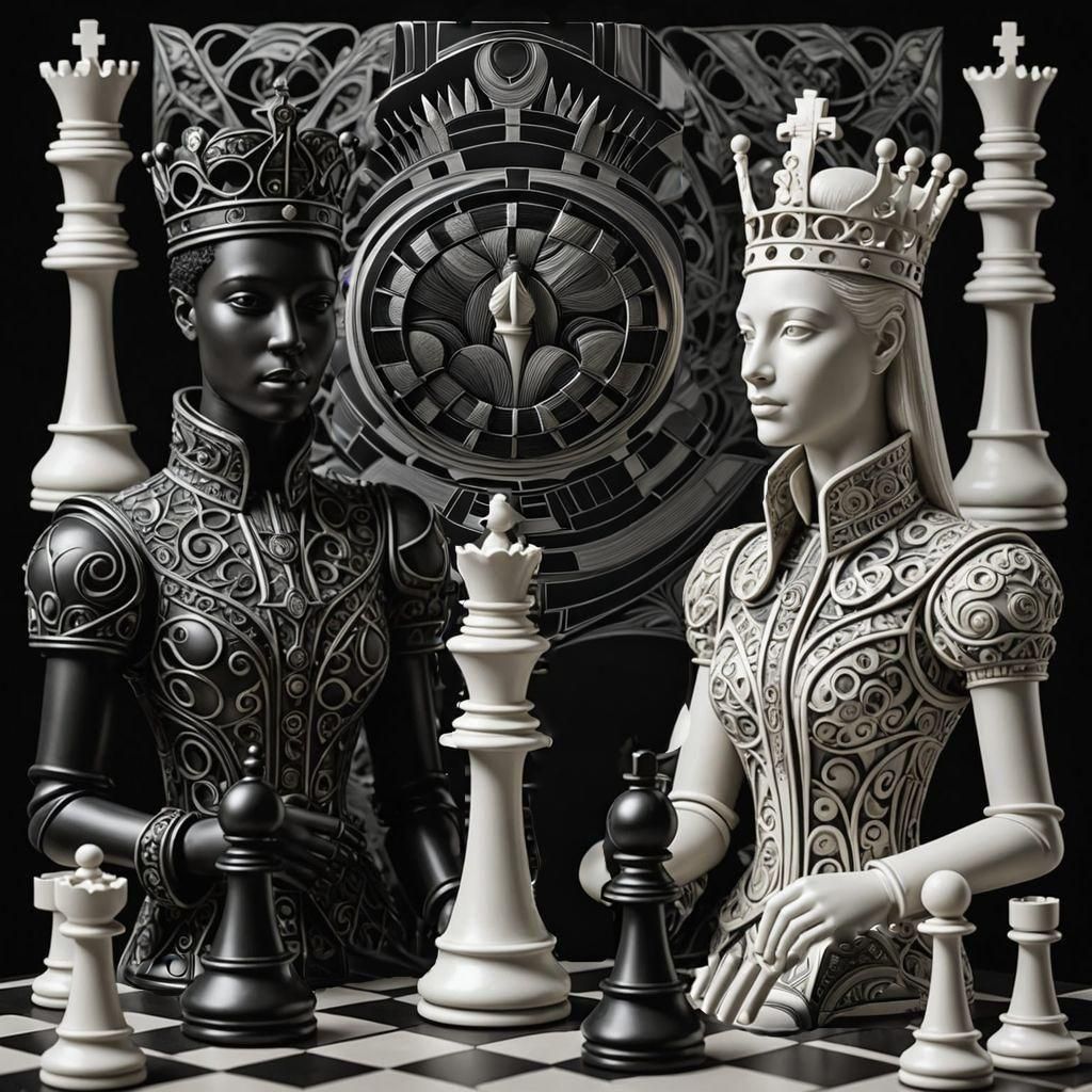 Two Chess Queens