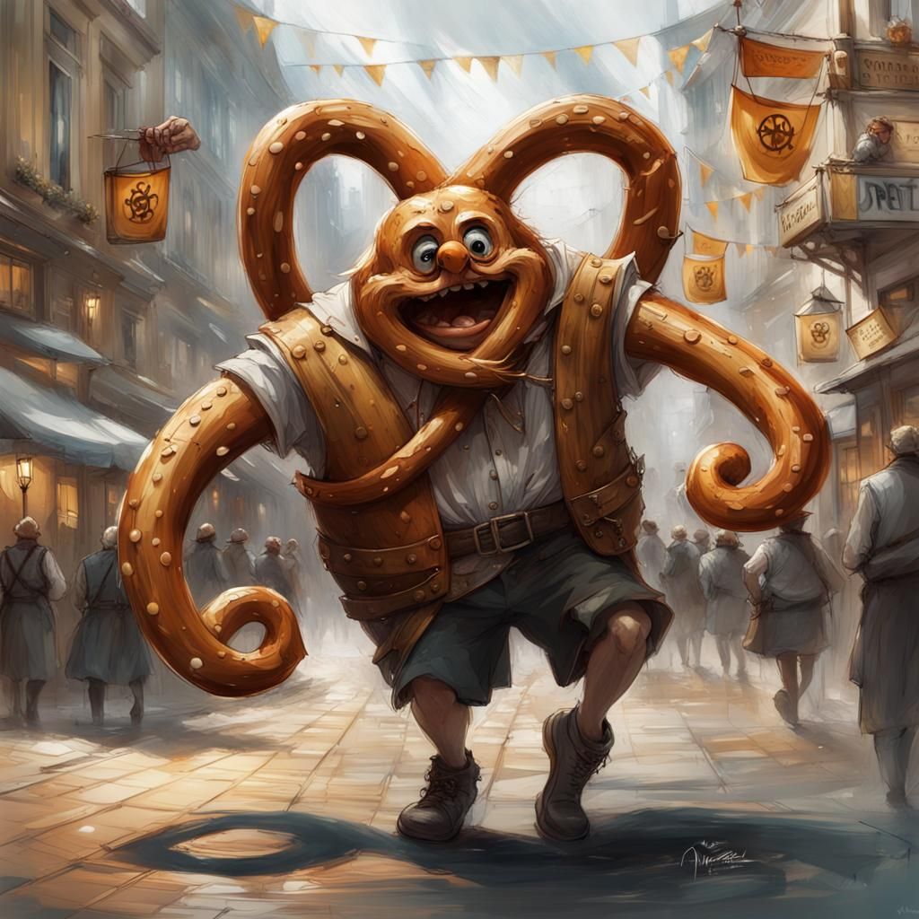 Haunted pretzel will come find you...