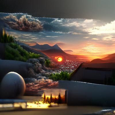 sun set