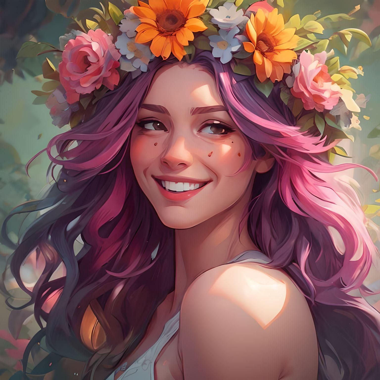 A girl  [made on fotror]