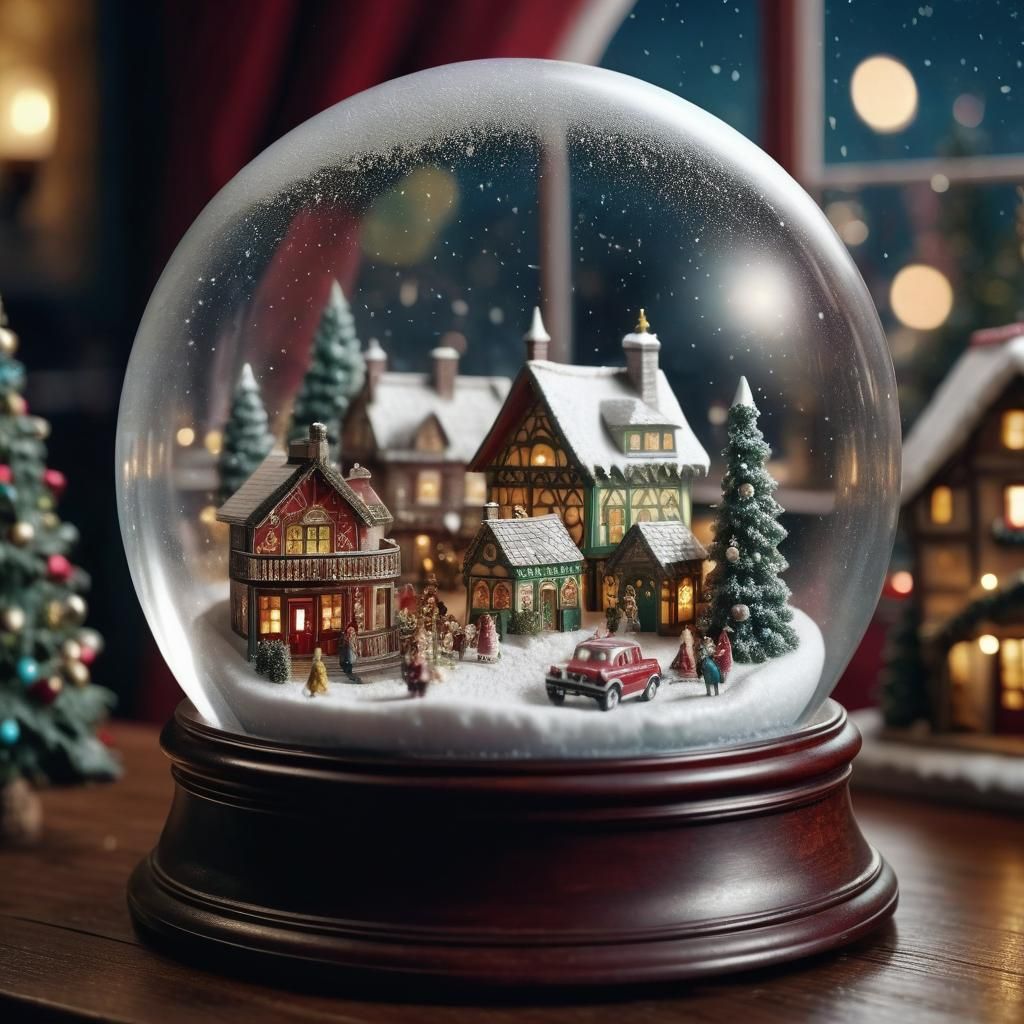 Christmas Village Snowglobe