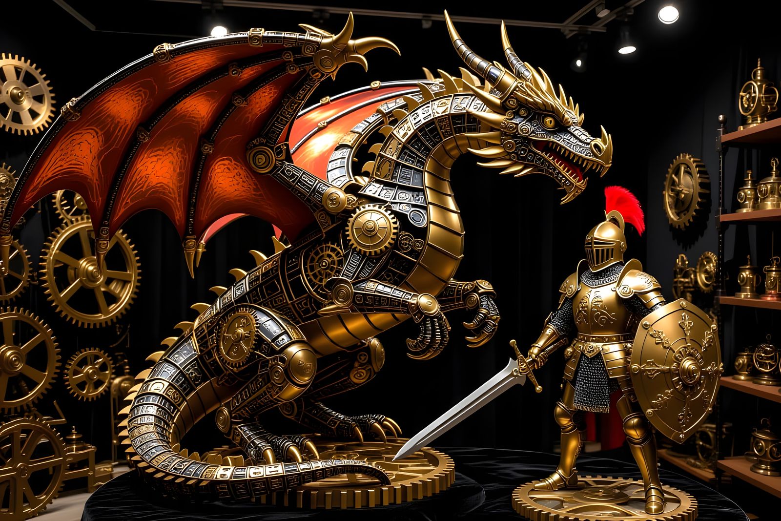 Saint George and the Dragon geared up  by @Gary Murakami