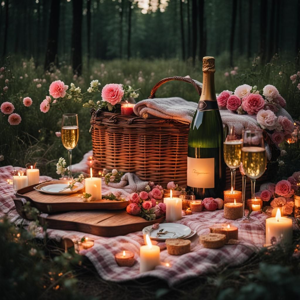 Candlelight Picnic  by @Chickadee