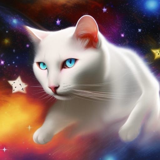 Cat star AI Generated Artwork NightCafe Creator