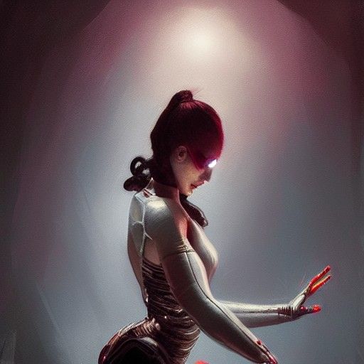 Cyborg ballerina