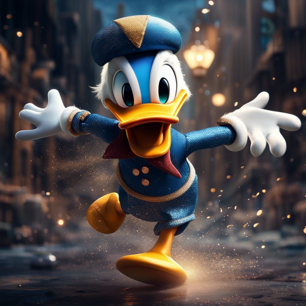 Donald duck - AI Generated Artwork - NightCafe Creator