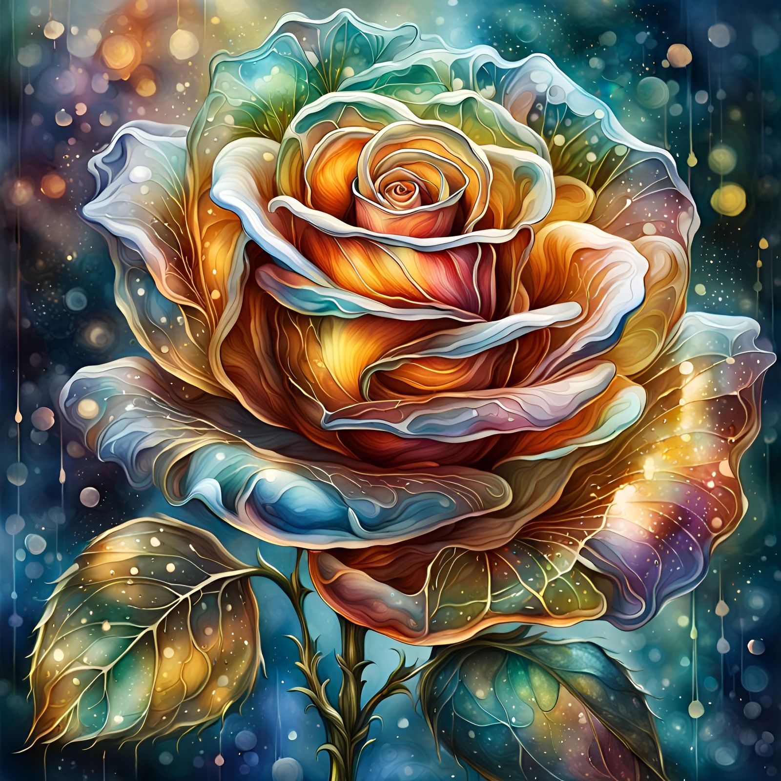 Dreamscape Rose  by @Sharonjoy