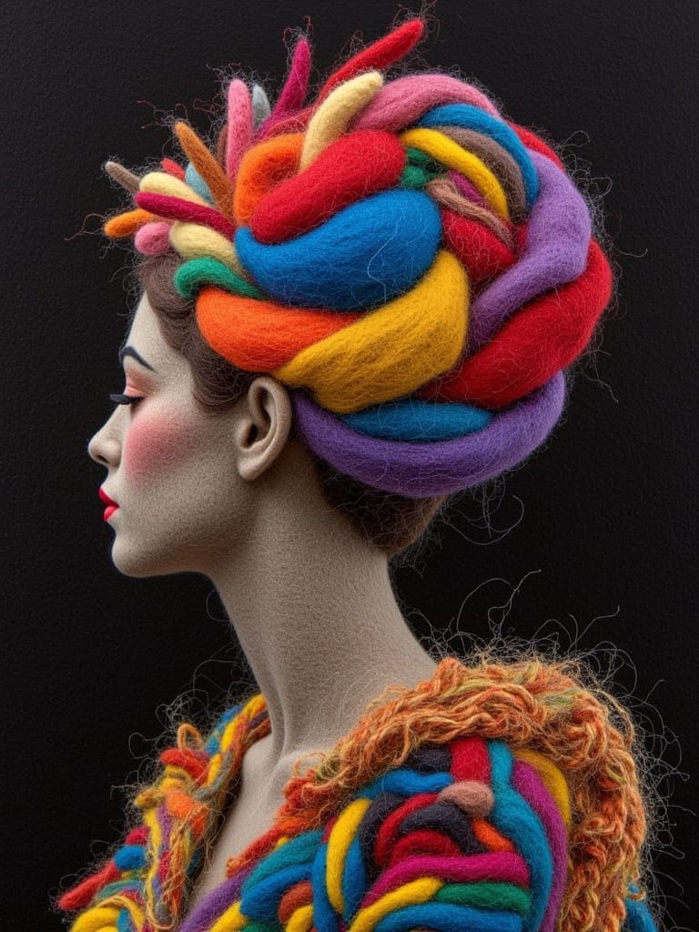 Portrait in wool: Infinite fashion