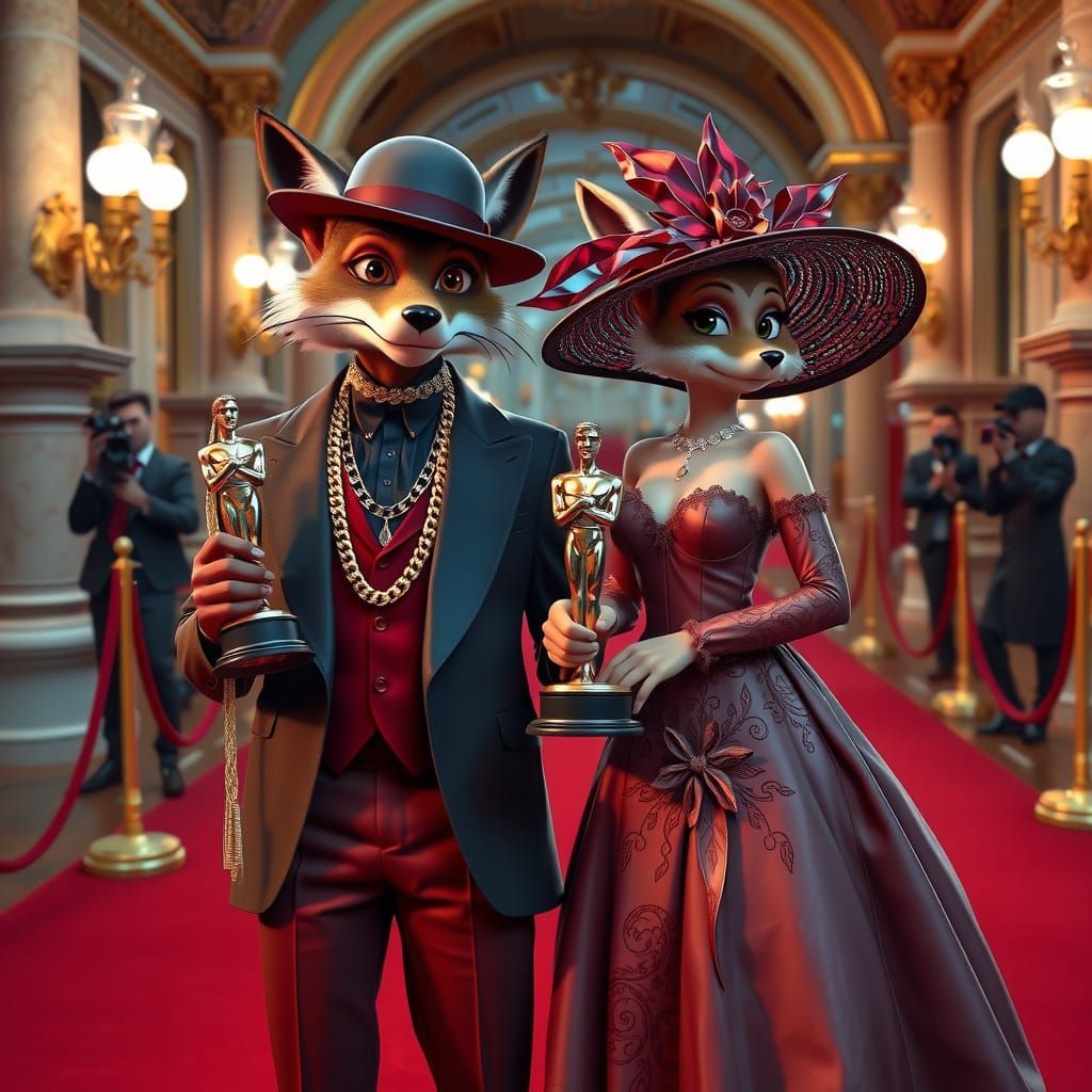 Mr and Mrs Fox    by @Kal Luir