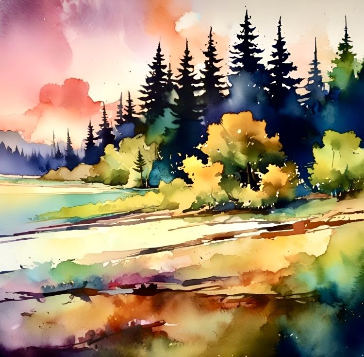 Watercolor Landscape