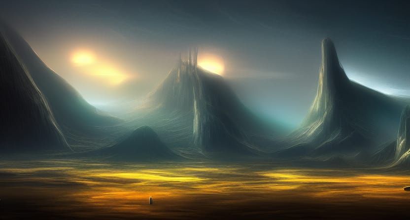 sci-fi landscape
