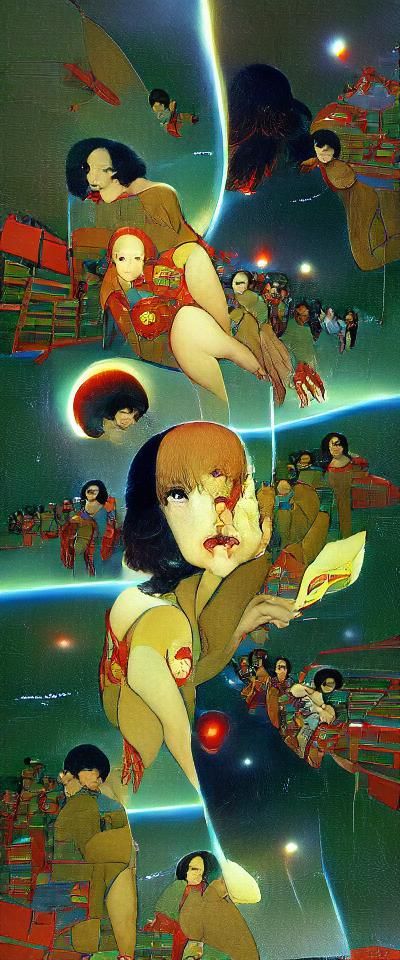 Artwork by Satoshi Kon