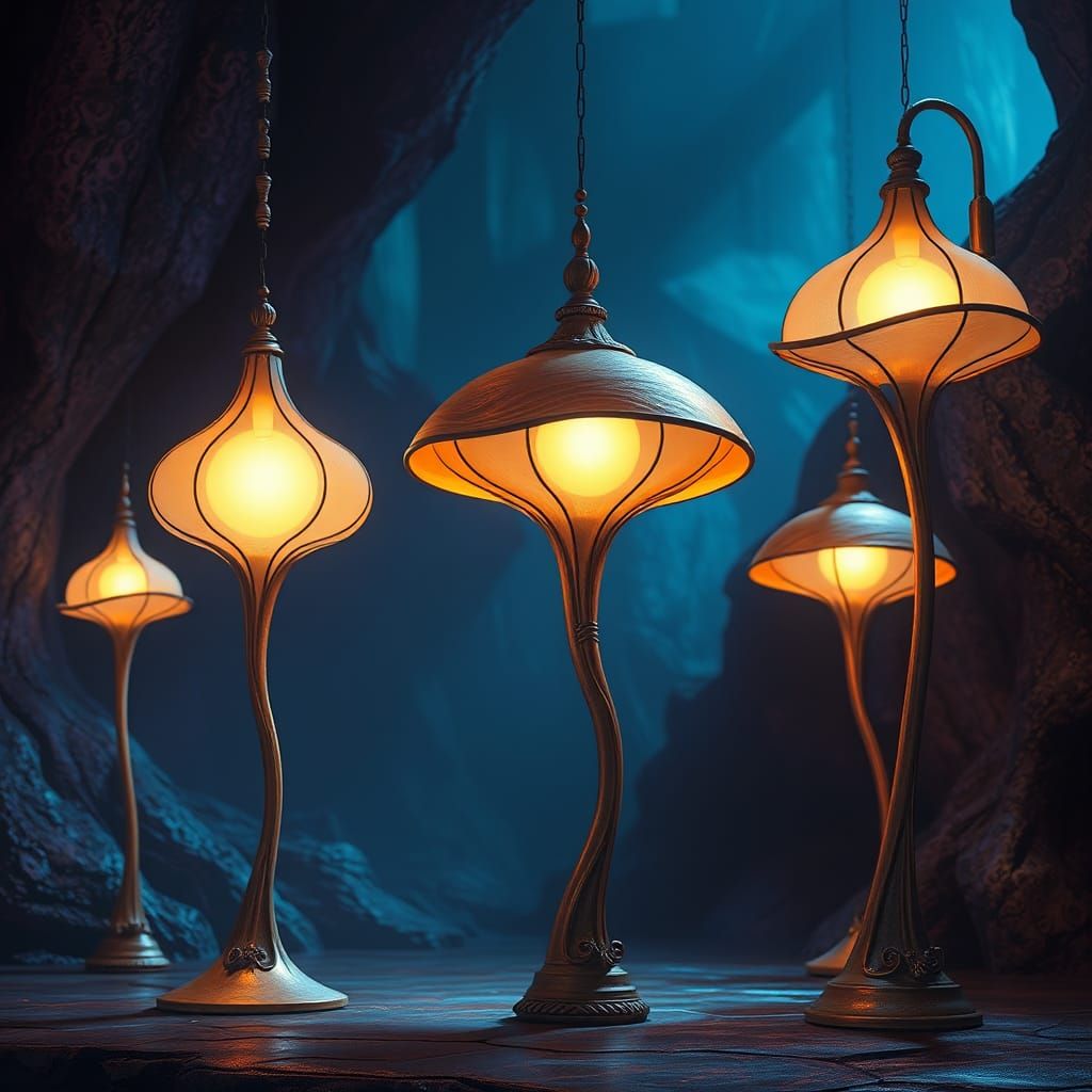 Unconventional Lamps  by @gewugo794