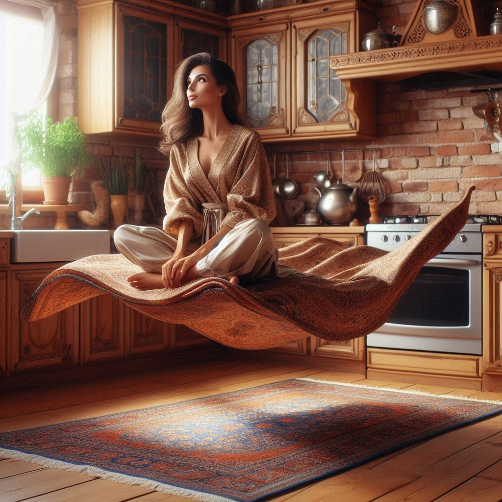 Testing the new carpet