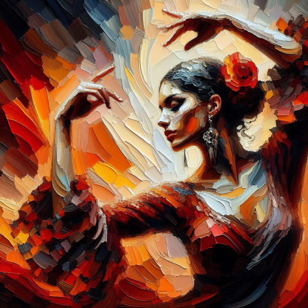 The flamenco dancer