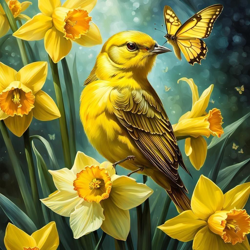 Yellow Warbler  by @Shywolf