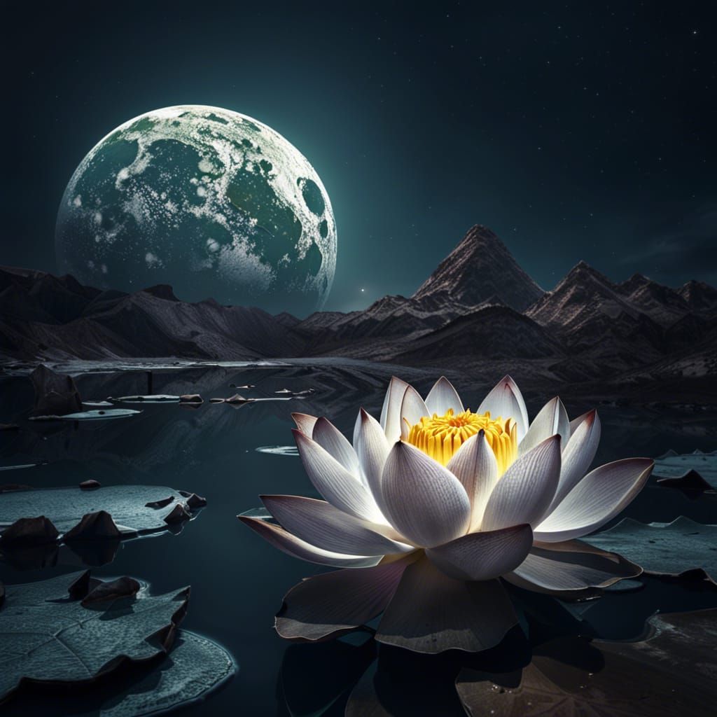 Lotus flower   by @The PsY PisTols