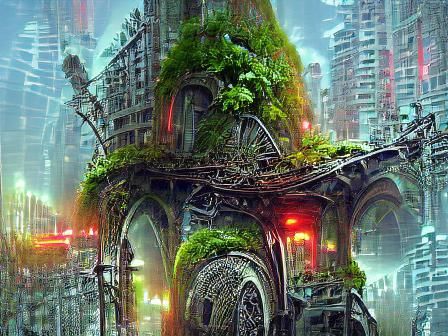Dark Ecopunk City 01