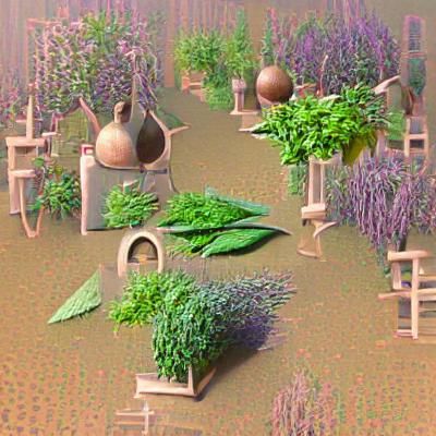 Garden of herbs