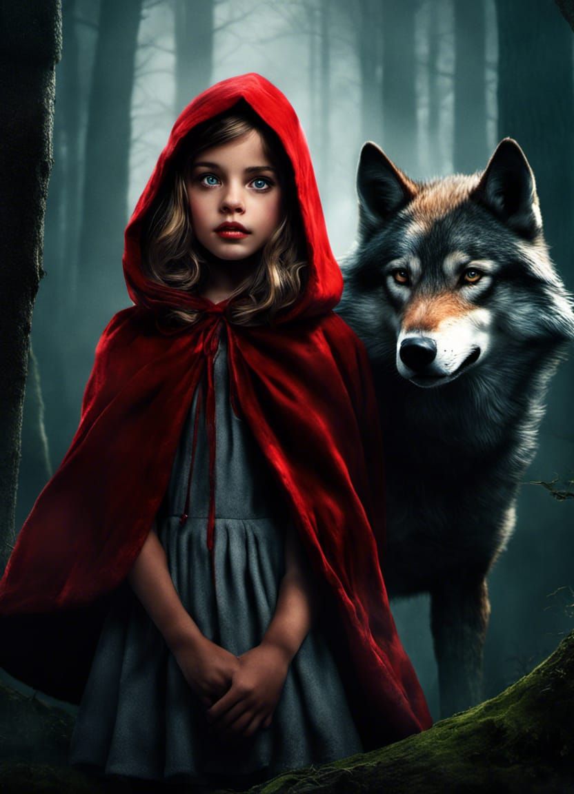 little red riding hood - AI Generated Artwork - NightCafe Creator