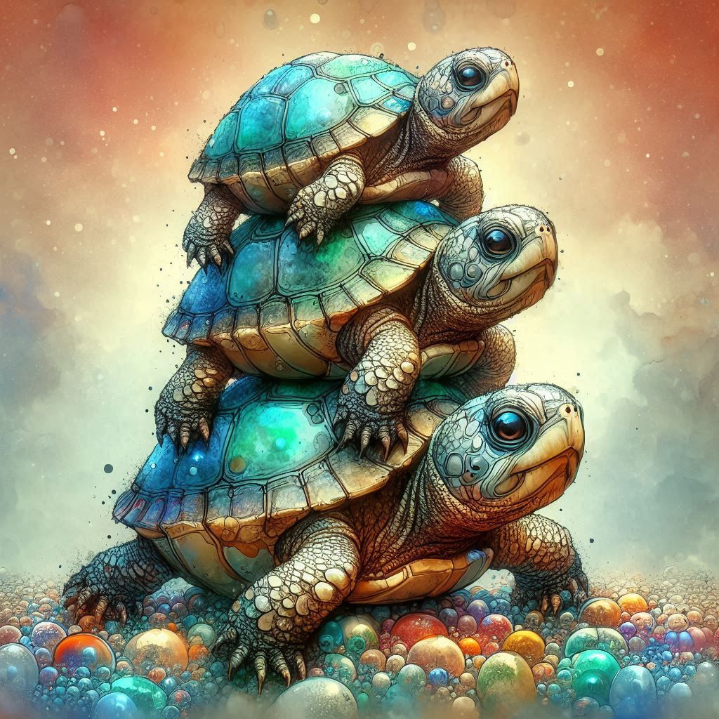Turtle pyramid