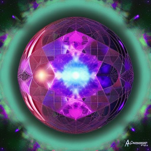 Cosmic Orb - AI Generated Artwork - NightCafe Creator