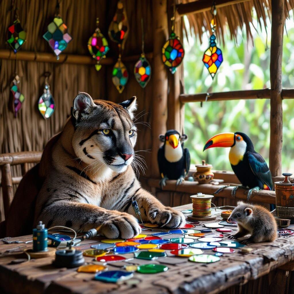 Jungle Crafting; Stained Glass  - Start Image 2