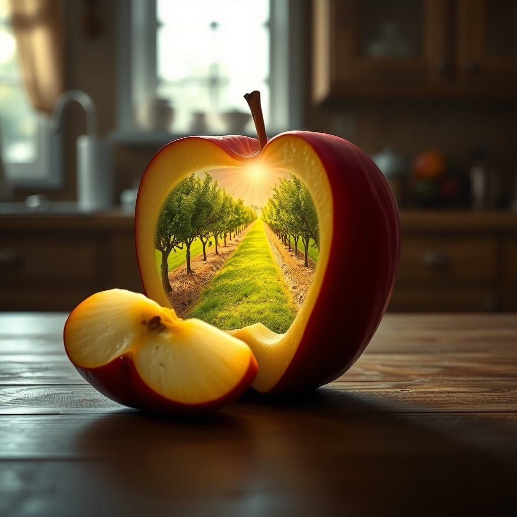 Heritage Apple  by @ArtByAj