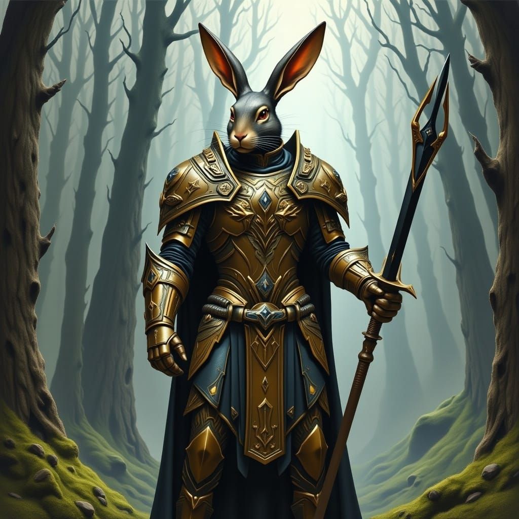  <lora:Deco Surreal:1.0>warrior rabbit