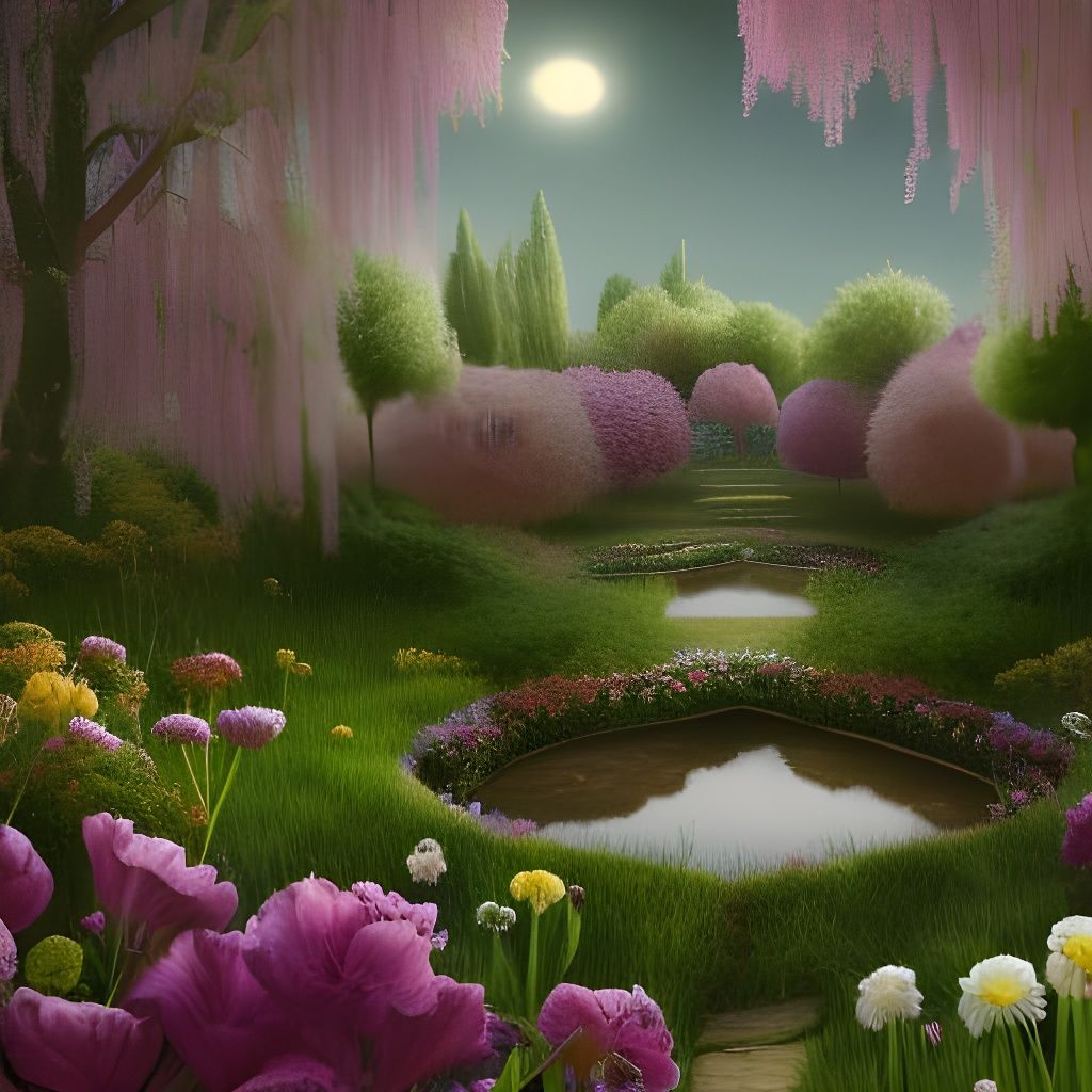 Moonlit Garden
