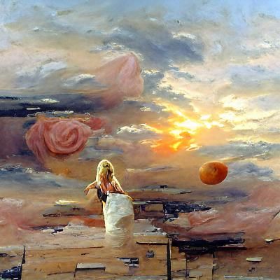 View of an angel